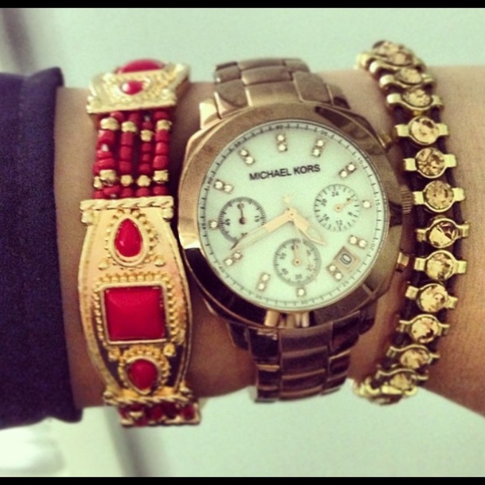Michael Kors "Rose Gold" Colored Watch